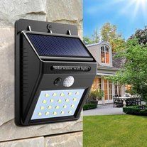 Світильник 20 Solar LED Solar Motion Sensor Light із датчиком руху на сонячних батареях 63003 фото