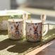 Набір чашок порцелянових Garden Rabbits 2 штуки по 300 мл з ложками HP-7323-3 фото 7