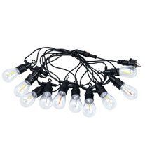 Гірлянда вулична у стилі ретро світлодіодна мультиколор S14 на 10 LED ламп завдовжки 5 метрів S14ML фото