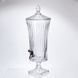 Лимонадниця скляна на ніжці Lemon Dispenser 4.5 л з краником HP-34-68 фото 1