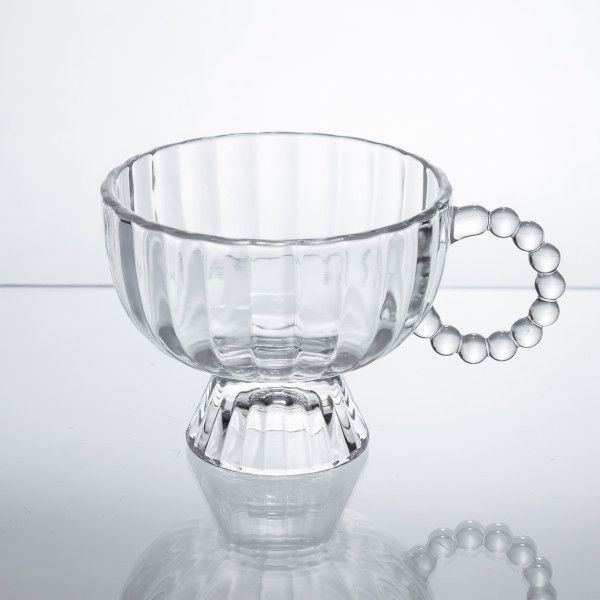 Набір креманок на ніжці Sundae Dish 2 штуки по 300 мл з ручкою HP-17-14 фото