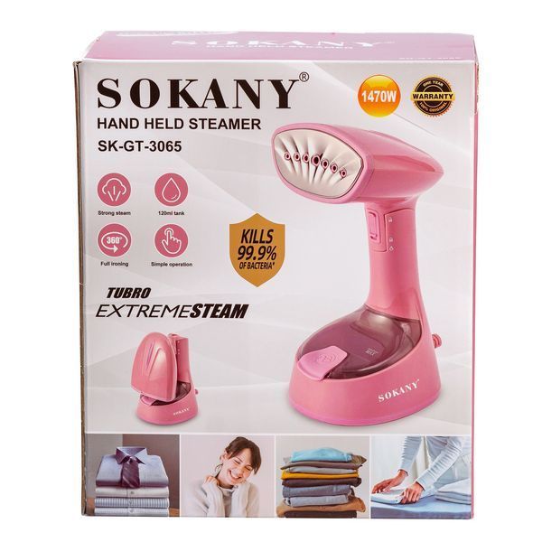 Парова відпарювач для одягу Sokany 1300 Вт SKGT3065GR фото