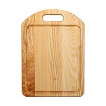 Обробна дерев'яна дошка прямокутна 35&times;25 см ясен C16W250350 C16W250350 фото