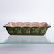 Форма для випікання Vintage 28&times;17&times;5 (см) прямокутна форма для випікання в духовці з ручками Зеленая HM05-10 HM05-10 фото 8
