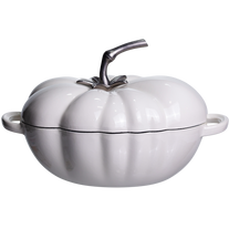Каструля чавунна емальована Iron Tomato 2,5 л, білий HP-1-20-WHITE фото