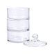 Цукерниця триярусна скляна &Oslash; 10 см з кришкою HP-YH-22 HP-YH-22 фото 3