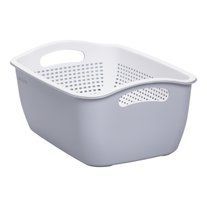 Кошик-друшлак 2 в 1 для миття овочів, фруктів і зелені 32&times;23&times;13 (см) Білий HP-45-5W HP-45-5W фото
